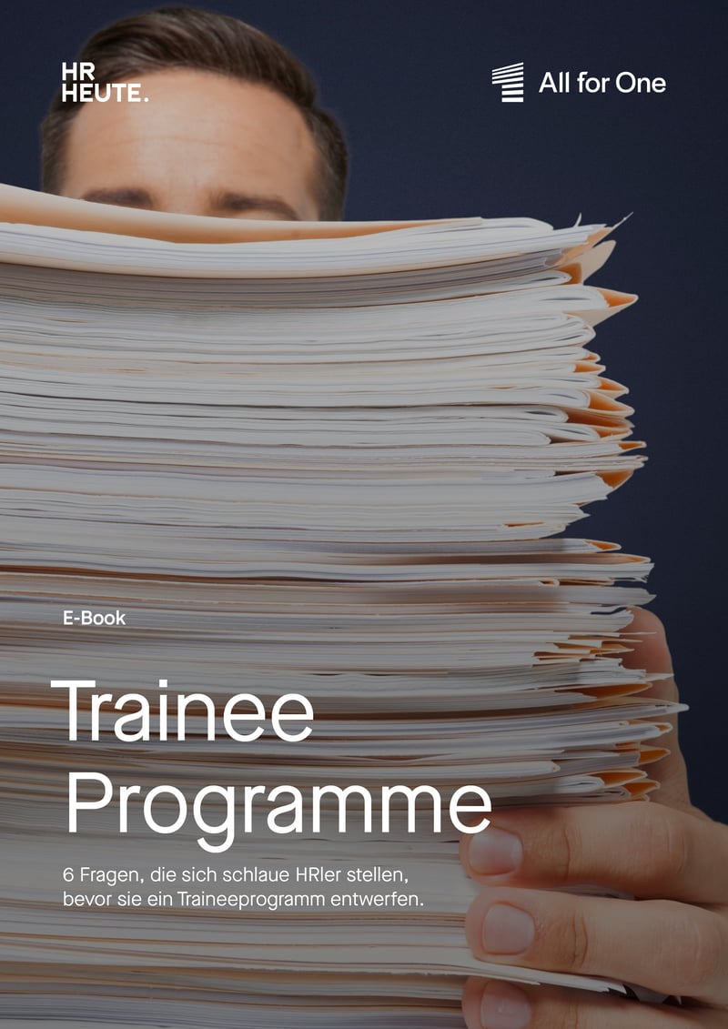 E-Book: Trainee Programme - 6 Fragen, die sich schlaue HRler stellen cover