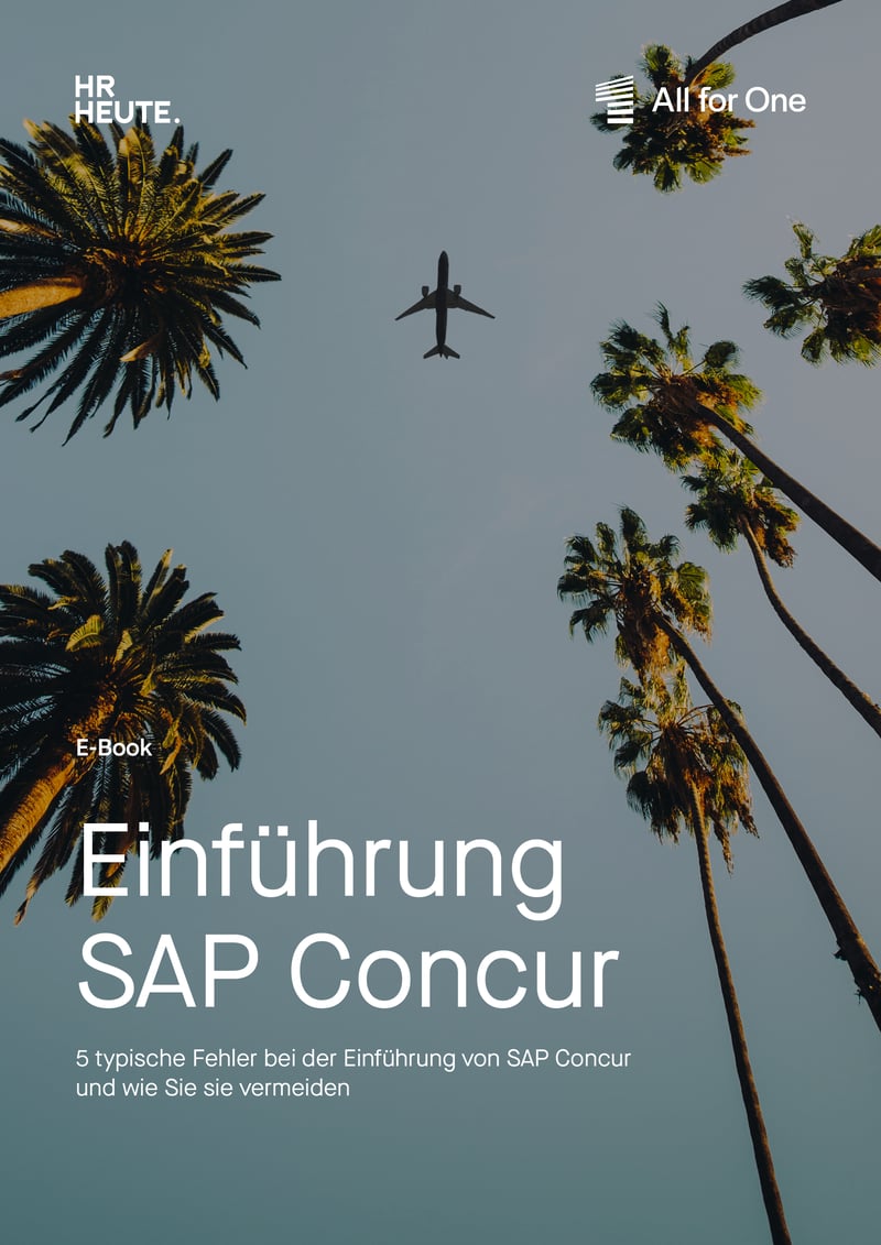 E-Book: Einführung SAP Concur - 5 typische Fehler und ihre Vermeidung cover