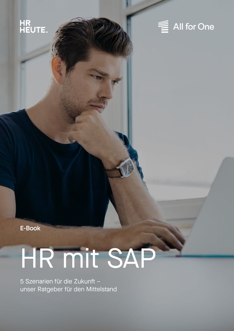 E-Book: HR mit SAP - 5 Szenarien für die Zukunft cover