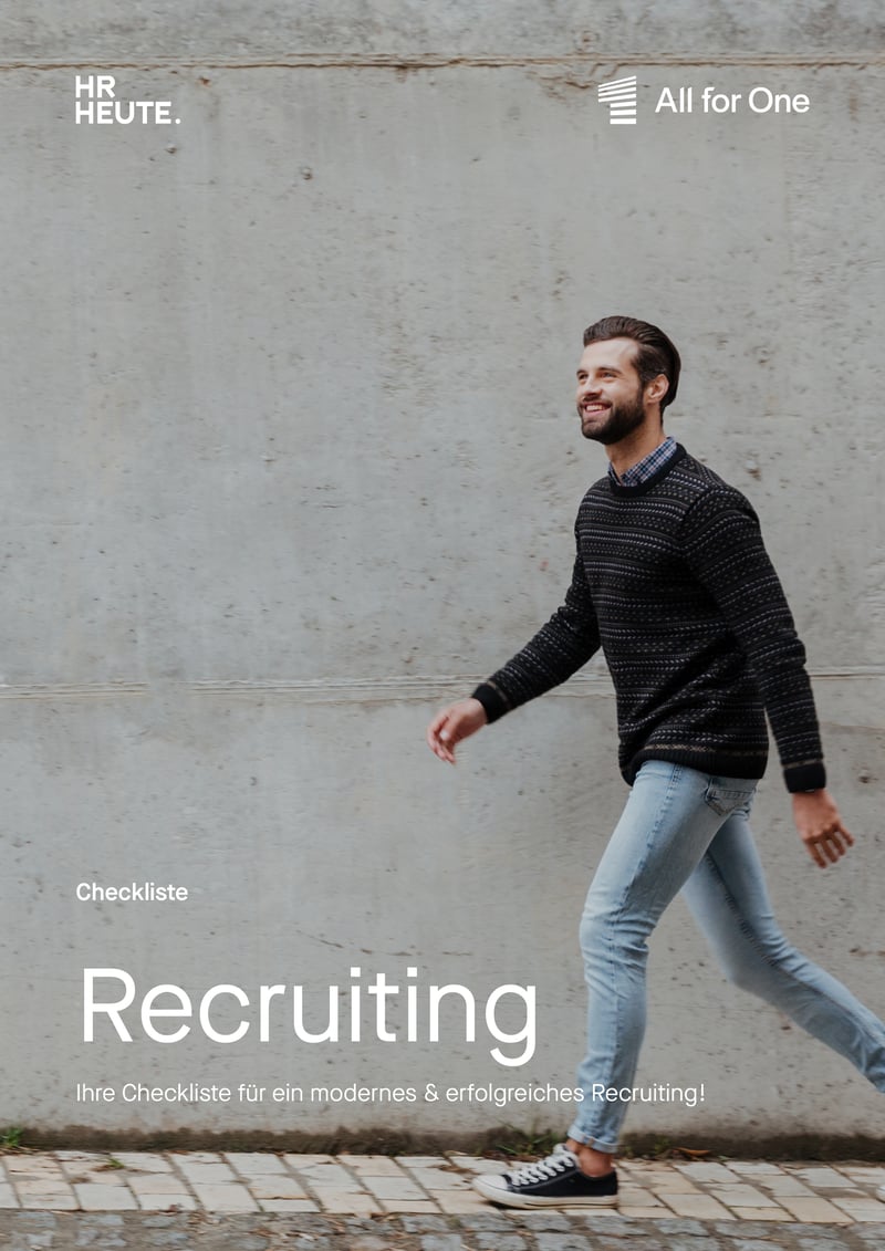 Checkliste für ein modernes &amp; erfolgreiches Recruiting cover
