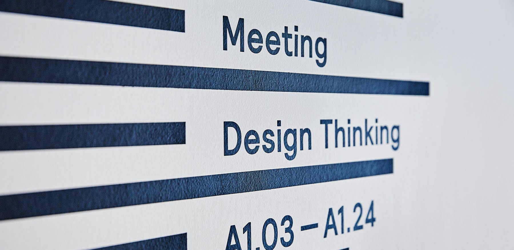Türschild 'Design Thinking Raum'