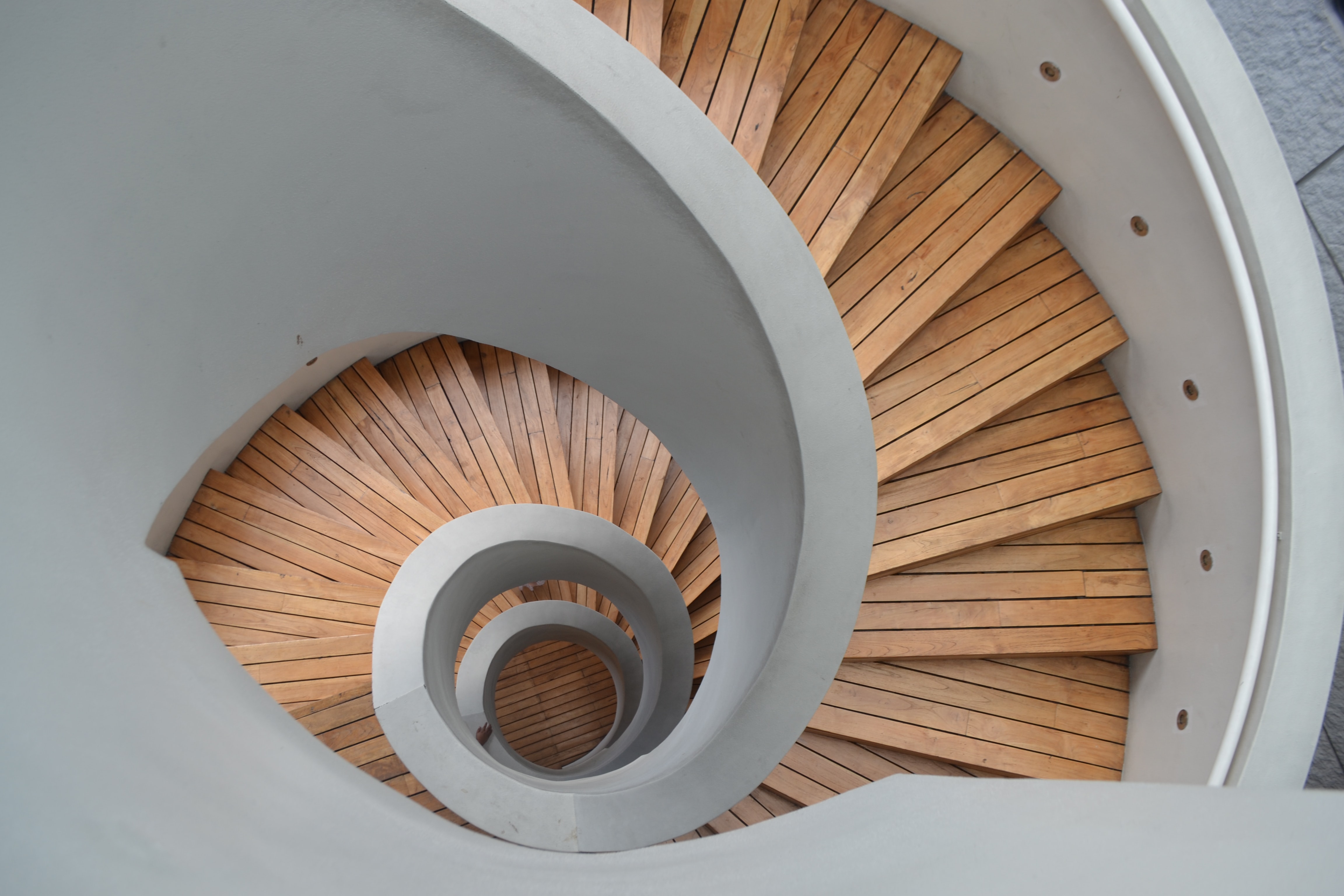 Spiralförmige Treppe