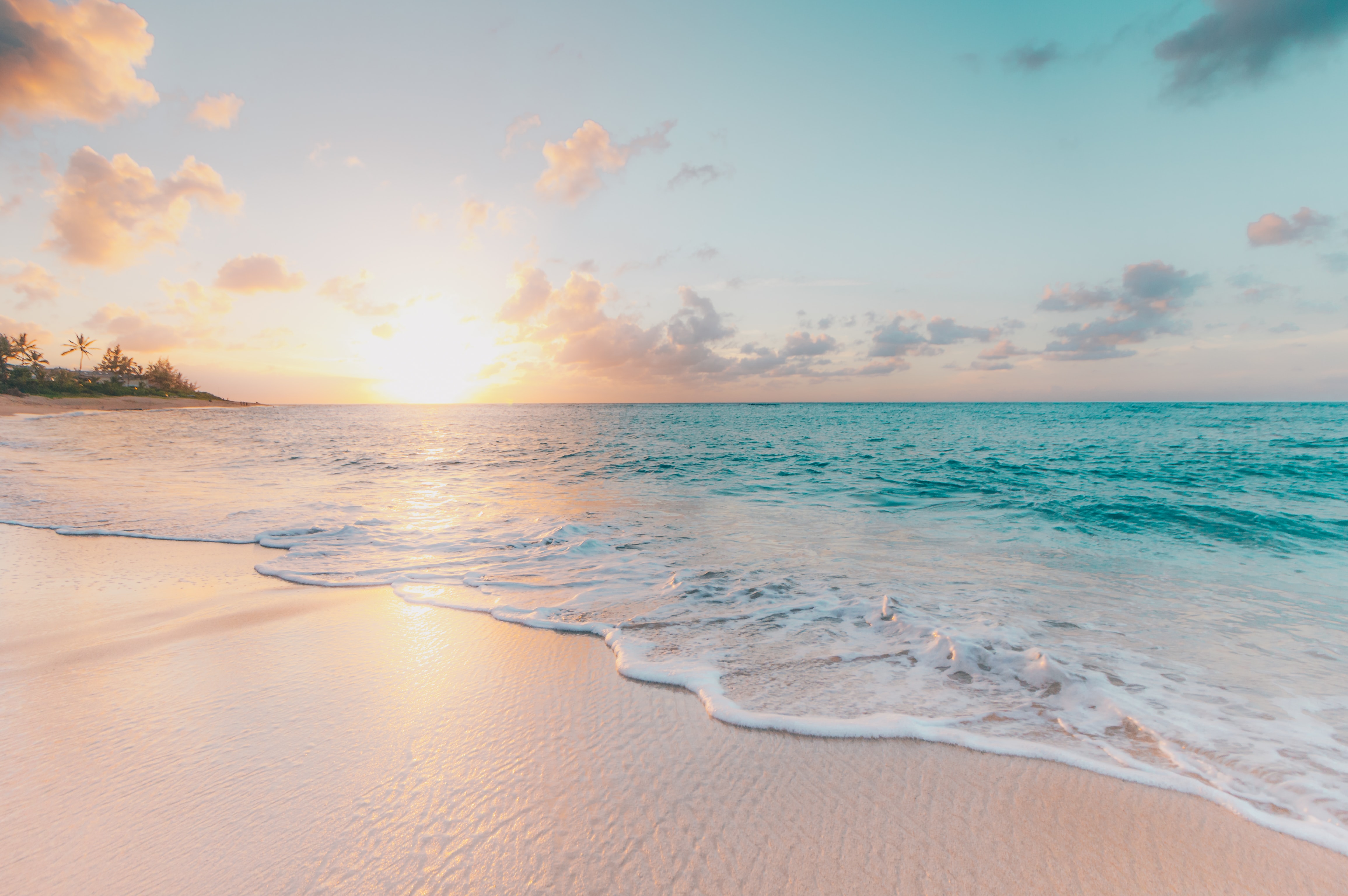 Sonnenuntergang am Strand